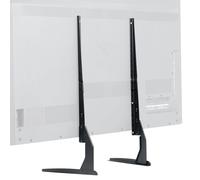 VIVO Universal LCD Flat Screen TV Table Top VESA Mount Stand Black | Base fits 22" to 65" (STAND-TV00Y)