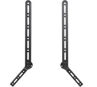 VIVO Universal Sound Bar Steel Bracket Speaker Mount Above or Below Wall Mounted TV Fits Behind 23 to 65 inches Screens 33 lbs. Capacity Mount-SPSB