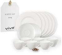 vivo - Villeroy & Boch Group Basic White Coffee Set, 18 Pieces EC