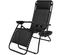 Vivo Zero Gravity Garden Chair Outdoor Reclining Sun Lounger Portable Beach Recliner
