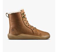 Vivobarefoot Gobi Boot II Warmlined Womens Boots in Bark, size UK 3, Leather