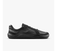 Vivobarefoot Gobi III Sneaker Leather Mens Shoes - Barefoot Sneaker Trainers - in Triple Obsidian, size UK 12