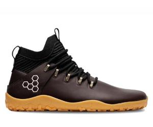 VIVOBAREFOOT Magna Leather FG, Mens Leather and Wool Hiking Trainers with Barefoot Sole
