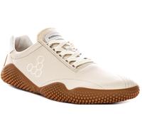 Vivobarefoot Motus Studio Leather Lace Up Womens Trainers In Sand UK 4 - 9