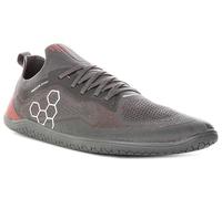 VIVOBAREFOOT Prims Lite Knit Men's Firm Outter & Ortholite Inner Trainers (Grey Red, UK 7)