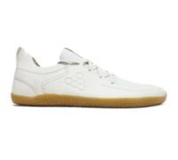 VIVOBAREFOOT Primus Asana Leather Mens | Barefoot Trainers | Ultra-Lightweight Shoe | Build Strength, Balance & Mobility | Wide Fit Grounding Shoes | Flexible | Limestone