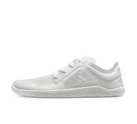 VIVOBAREFOOT Primus Lite III, Mens Vegan Light Breathable Shoe with Barefoot Sole Bright White