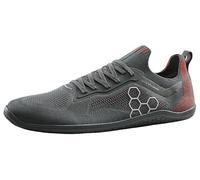 VIVOBAREFOOT Prims Lite Knit Men's Firm Outter & Ortholite Inner Trainers (Grey Red, UK 11)