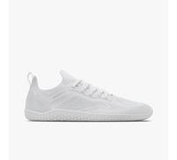 Vivobarefoot Primus Lite Knit Womens Shoes - Barefoot Training, Gym, Workout, Running - in Bright White, size UK 8.5, Recycled Materials