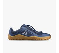 Vivobarefoot Primus Trail FG 3.5 Mens Shoes - Trail Running and Trekking - in Insignia Blue/Gum, size UK 10, Recycled Materials