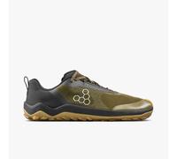 Vivobarefoot Primus Trail Flow Mens Shoes - Trail Running and Trekking - in Dark Olive/Gum, size UK 7, Recycled Materials