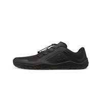 VIVOBAREFOOT Primus Trail II FG, Womens Recycled Breathable Mesh Off-Road Shoe with Barefoot Sole Obsidian