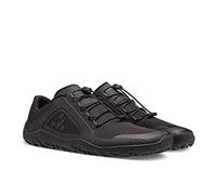 VIVOBAREFOOT Primus Trail II FG, Womens Recycled Breathable Mesh Off-Road Shoe with Barefoot Firm Ground Sole Obsidian