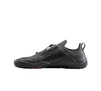 Vivobarefoot Primus Trail Knit FG, Mens Breathable Off-Road Shoe with Barefoot Firm Ground Sole, Obsidian/Obsidian, 8 UK