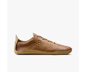 Vivobarefoot Sensus II Grounding Womens Shoes in Tan, size UK 3, Leather