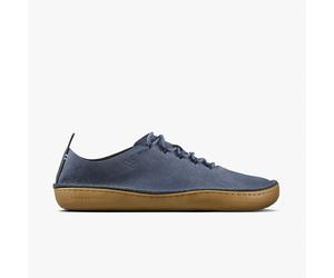 Vivobarefoot Sensus Moc Lace Up Cracked Leather Mens Shoes in Seaborne, size UK 10