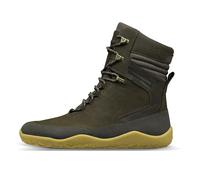VIVOBAREFOOT Tracker HI II FG, Womens Leather Hiking Boot With Barefoot Firm Ground Sole and Thermal Protection