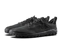 VIVOBAREFOOT Tracker Leather at Low II Mens Obsidian (309623-02) Barefoot Shoes, Black, Natural Leather, Waterproof, Breathable, Thermal Insole, Lace-Up