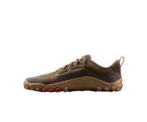 VIVOBAREFOOT Tracker Leather AT Low Mens Barefoot Hiking Boots | Waterproof, Lightweight & Puncture Resistant | All Weather & Terrains | Wide Fit Grounding Shoes