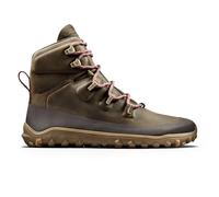 VIVOBAREFOOT Tracker Leather AT Mens Barefoot Hiking Boots | Waterproof, Lightweight & Puncture Resistant | All Weather & Terrains | Wide Fit Grounding Shoes | Bracken