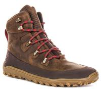 VIVOBAREFOOT Tracker Leather Women's Thermal Insole Grip Outdoor Ankle Boots (Khaki Brown, UK 8)