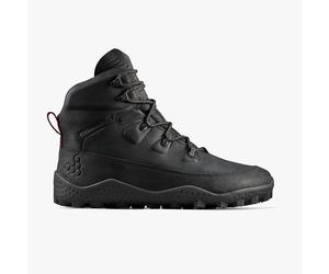 Vivobarefoot Tracker Winter III SG Mens Shoes - Barefoot Hiking, Walking and Trekking Boots - in Obsidian, size UK 8, Leather