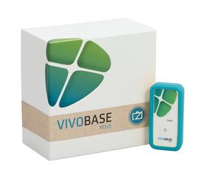 VIVOBASE Move Blue - Physical Application to Reduce Increased Body Antenna Function as the Effect of Electromagnetic Radiation and Electrosmog for Travel, Approx. 3-4 m Range