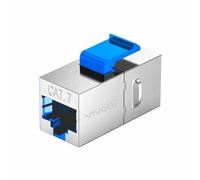 VIVOCH 12 Pcs Cat7 Keystone Coupler, Cat7 Keystone Jack Inline Coupler Sheilded RJ45 8P8C Cat7/Cat7A up to 10Gbps for Ethernet LAN Cable Extender Adapter