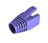 VIVOCH 50 Pcs Cat6 Cat6A Cat7 Strain Relief Boot, RJ45 Plug Connector Cover Modular Network Plug Connector Cap Cable Connector Boots, Purple