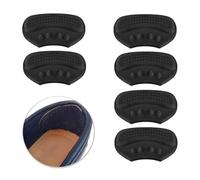 VivoFoot 6 PCs Anti-Slip Heel Grips, Thick Liners & Fillers for Half-Size Too Big or Loose Shoes, Heel Cushion Inserts, Heel Pads to Prevent Heel Slipping Out, Rubbing and Blisters (Black,6mm)