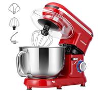 VIVOHOME 1500W Stand Mixer for Baking 5.7L Kitchen 10 Speed | Electric Food Mixer Make Bread with Beater, Dough Hook and Egg Separator