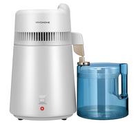 VIVOHOME Water Distiller Machine 304 Stainless Steel 6L with Smart Switch | Countertop Distilled Water Purifier Maker BPA Free Container for Home and Office Use White