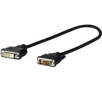 VivoLink prodviadapdvi 0.2 m DVI-D DVI-D DVI Black Cable - 0.2 M DVI (DVI-D, DVI-D Male, Female, Black)
