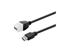 Vivolink PROKEYUSB3AFM5W USB 3.0 A-Female to A-Male Cable 5m White