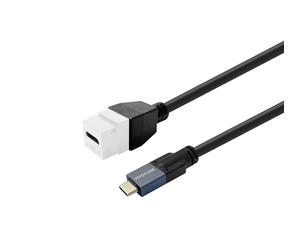 Vivolink PROKEYUSBCFM05W Keystone White USB-C female