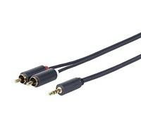 VivoLink PROMJRCA2 3.5MM - 2 X RCA M-M 2 Meter