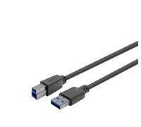 Vivolink PROUSB3AB7C USB 3.2 Gen 1 Active Cable USB A to USB B, 7 m, Black