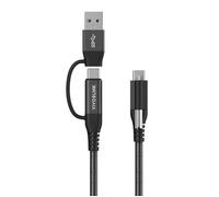 Vivolink PROUSBCMM1.5ADP USB-C Cable two in one 1.5m