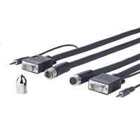 Vivolink PROVGASCW15 VGA cable 15 m VGA (D-Sub) Black