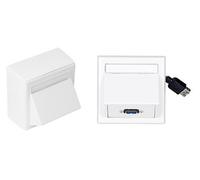 Vivolink WI221185 Wall Connection Box USB 3.2 Gen 1 Thorsmann White
