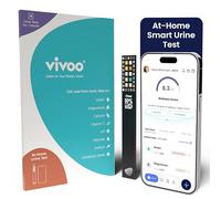 Vivoo 8-in-1 Wellness Test Strips with App - Ketone, pH, Hydration, Vitamin C, Calcium & More | 90 Second Results & Personalised Nutrition Advice | Keto Test Strips for Urine | 12 Strips (3 Months)