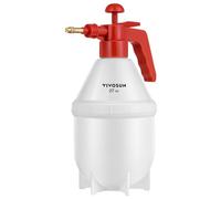 VIVOSUN 0.8 L Hand Sprayer with Adjustable Brass Nozzle for Garden and Lawn Care, Pump Sprayer Garden Sprayer for Plant Spraying, Car Care and Other Cleaning Solutions, Red