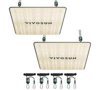 VIVOSUN 100W LED Grow Light,VS1000 Full Spectrum Plant Light 2 Pack