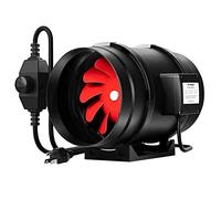 VIVOSUN 200 mm, 1223 m³/h EC Motor Inline Duct Fan with Speed Controller, Quiet Pipe Fan, R8 Pipe Fan for Indoor, Grow Box, Grow Tent and Greenhouse Hydroponics