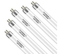 VIVOSUN 2FT 22IN 24W 6500K T5 HO Fluorescent Tubes Cool White Grow Light Bulbs Pack of 5