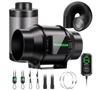 VIVOSUN G6 Air Filtration Kit 150mm for Grow Tent & Hydroponics