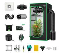 VIVOSUN GIY Smart Grow Tent System 2x2, WiFi-Integrated Grow Tent Kit, with Automate Ventilation and Circulation, Schedule Full Spectrum 100W LED Grow Light, and GrowHub E42A Controller