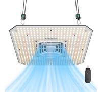 VIVOSUN LED Grow Lamp 150 W Full Spectrum Plant Lamp with Integrated Circulation Fan Grow Light Compatible with App, AeroLight A150SE with GrowHub Controller E25 for 120 x 60 cm Grow Tent
