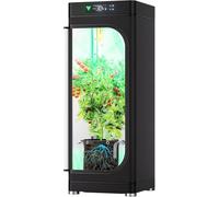 VIVOSUN VGrow All-in-One Smart Grow Box, Professional System with Samsung LM301H EVO Grow Light, Advanced Circulation & Ventilation System, Irrigation, Nutrient, Magnetic Window for Indoor Hydroponics