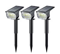 VIVREAL 72LED solar spotlight white light type 3-pack CPD-26
